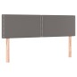 vidaXL Cama box spring con colchón cuero sintético gris 140x200 cm vidaXL Cama box spring con colchón cuero sintético gris 140x200 cm