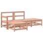 vidaXL Juego de muebles de jardín 4 pzas madera maciza abeto Douglas vidaXL Juego de muebles de jardín 4 pzas madera maciza abeto Douglas