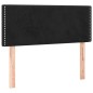 vidaXL Cama box spring con colchón terciopelo negro 90x200 cm vidaXL Cama box spring con colchón terciopelo negro 90x200 cm
