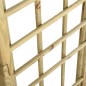 vidaXL Arco de celosía de madera de pino verde impregnada vidaXL Arco de celosía de madera de pino verde impregnada