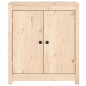 vidaXL Aparador de madera maciza de pino 70x35x80 cm