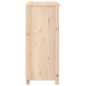 vidaXL Aparador de madera maciza de pino 70x35x80 cm