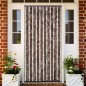 vidaXL Cortina mosquitera beige y marrón claro 100x220 cm chenilla vidaXL Cortina mosquitera beige y marrón claro 100x220 cm chenilla