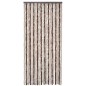 vidaXL Cortina mosquitera beige y marrón claro 100x220 cm chenilla vidaXL Cortina mosquitera beige y marrón claro 100x220 cm chenilla