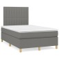 vidaXL Cama box spring con colchón tela gris oscuro 120x200 cm vidaXL Cama box spring con colchón tela gris oscuro 120x200 cm