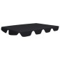 vidaXL Dosel de repuesto columpio de jardín negro 150/130x105/70 cm vidaXL Dosel de repuesto columpio de jardín negro 150/130x105/70 cm