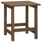 vidaXL Silla con otomana y mesa jardín Adirondack abeto macizo marrón