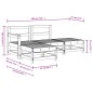 vidaXL Juego de muebles jardín 4 pzas madera maciza pino marrón miel vidaXL Juego de muebles jardín 4 pzas madera maciza pino marrón miel