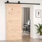 vidaXL Puerta de granero madera maciza pino 90x1,8x204,5 cm vidaXL Puerta de granero madera maciza pino 90x1,8x204,5 cm