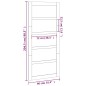 vidaXL Puerta de granero madera maciza pino 90x1,8x204,5 cm vidaXL Puerta de granero madera maciza pino 90x1,8x204,5 cm