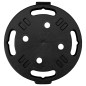 vidaXL Soporte con ruedas para plantas 5 uds negro diámetro 30cm 170kg vidaXL Soporte con ruedas para plantas 5 uds negro diámetro 30cm 170kg