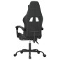 vidaXL Silla gaming con reposapiés cuero sintético negro camuflaje vidaXL Silla gaming con reposapiés cuero sintético negro camuflaje