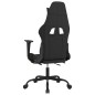vidaXL Silla gaming con reposapiés tela verde claro y negro vidaXL Silla gaming con reposapiés tela verde claro y negro