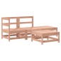 vidaXL Juego de muebles de jardín 4 pzas madera maciza abeto Douglas vidaXL Juego de muebles de jardín 4 pzas madera maciza abeto Douglas