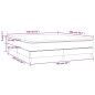 vidaXL Cama box spring con colchón tela gris taupe 160x200 cm vidaXL Cama box spring con colchón tela gris taupe 160x200 cm