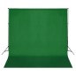vidaXL Kit de estudio fotográfico con set de luces, fondo y reflector vidaXL Kit de estudio fotográfico con set de luces, fondo y reflector