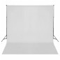 vidaXL Kit de estudio fotográfico con set de luces, fondo y reflector vidaXL Kit de estudio fotográfico con set de luces, fondo y reflector