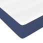 vidaXL Cama box spring con colchón tela azul 90x200 cm vidaXL Cama box spring con colchón tela azul 90x200 cm