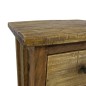 vidaXL Mesita de noche de madera maciza reciclada 40x30x51 cm