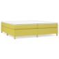 vidaXL Cama box spring con colchón tela verde 200x200 cm vidaXL Cama box spring con colchón tela verde 200x200 cm