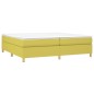 vidaXL Cama box spring con colchón tela verde 200x200 cm vidaXL Cama box spring con colchón tela verde 200x200 cm