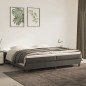 vidaXL Cama box spring con colchón terciopelo gris oscuro 200x200 cm vidaXL Cama box spring con colchón terciopelo gris oscuro 200x200 cm