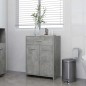 vidaXL Armario de baño madera contrachapada gris hormigón 60x33x80 cm vidaXL Armario de baño madera contrachapada gris hormigón 60x33x80 cm
