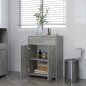 vidaXL Armario de baño madera contrachapada gris hormigón 60x33x80 cm vidaXL Armario de baño madera contrachapada gris hormigón 60x33x80 cm