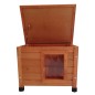 @Pet Casa de exterior para gatos madera marrón 57x45x43 cm @Pet Casa de exterior para gatos madera marrón 57x45x43 cm