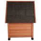 @Pet Casa de exterior para gatos madera marrón 57x45x43 cm @Pet Casa de exterior para gatos madera marrón 57x45x43 cm