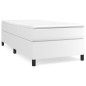 vidaXL Cama box spring con colchón cuero sintético blanco 90x190 cm vidaXL Cama box spring con colchón cuero sintético blanco 90x190 cm