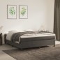 vidaXL Cama box spring con colchón terciopelo gris oscuro 160x200 cm