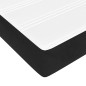 vidaXL Cama box spring con colchón terciopelo negro 180x200 cm vidaXL Cama box spring con colchón terciopelo negro 180x200 cm