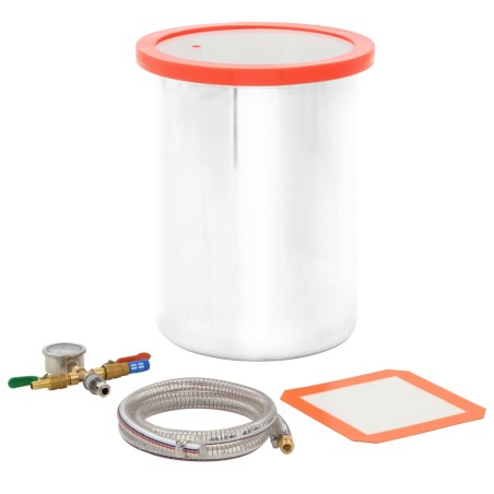 vidaXL Cámara de vacío de acero inoxidable 22,7 L