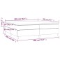 vidaXL Cama box spring con colchón terciopelo rosa 200x200 cm vidaXL Cama box spring con colchón terciopelo rosa 200x200 cm