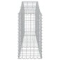 vidaXL Cestas gaviones 3 uds forma de arco hierro 200x30x60/80 cm vidaXL Cestas gaviones 3 uds forma de arco hierro 200x30x60/80 cm