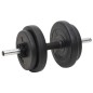 vidaXL Juego de barras y mancuernas con discos 60 kg vidaXL Juego de barras y mancuernas con discos 60 kg