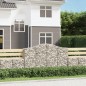 vidaXL Cestas gaviones 10 uds forma de arco hierro 200x30x120/140 cm vidaXL Cestas gaviones 10 uds forma de arco hierro 200x30x120/140 cm