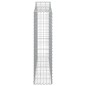 vidaXL Cestas gaviones 10 uds forma de arco hierro 200x30x120/140 cm vidaXL Cestas gaviones 10 uds forma de arco hierro 200x30x120/140 cm