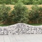 vidaXL Cestas de gaviones 13 uds forma de arco hierro 200x50x40/60 cm vidaXL Cestas de gaviones 13 uds forma de arco hierro 200x50x40/60 cm