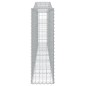 vidaXL Cestas de gaviones 7 uds forma de arco hierro 400x30x100/120 cm vidaXL Cestas de gaviones 7 uds forma de arco hierro 400x30x100/120 cm