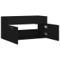vidaXL Armario para lavabo madera contrachapada negro 90x38,5x46 cm vidaXL Armario para lavabo madera contrachapada negro 90x38,5x46 cm
