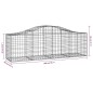vidaXL Cestas de gaviones 15 uds forma de arco hierro 200x50x60/80 cm vidaXL Cestas de gaviones 15 uds forma de arco hierro 200x50x60/80 cm