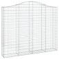vidaXL Cestas gaviones 8 uds forma de arco hierro 200x30x160/180 cm vidaXL Cestas gaviones 8 uds forma de arco hierro 200x30x160/180 cm