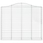 vidaXL Cestas gaviones 8 uds forma de arco hierro 200x30x160/180 cm vidaXL Cestas gaviones 8 uds forma de arco hierro 200x30x160/180 cm
