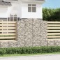 vidaXL Cestas de gaviones 8 uds forma de arco hierro 200x30x200/220 cm vidaXL Cestas de gaviones 8 uds forma de arco hierro 200x30x200/220 cm