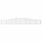 vidaXL Cestas de gaviones 4 uds forma de arco hierro 400x30x40/60 cm vidaXL Cestas de gaviones 4 uds forma de arco hierro 400x30x40/60 cm