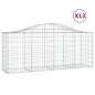 vidaXL Cestas de gaviones 13 uds forma de arco hierro 200x50x80/100 cm vidaXL Cestas de gaviones 13 uds forma de arco hierro 200x50x80/100 cm