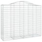 vidaXL Cestas gaviones 13 uds forma de arco hierro 200x50x160/180 cm vidaXL Cestas gaviones 13 uds forma de arco hierro 200x50x160/180 cm