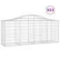 vidaXL Cestas de gaviones 15 uds forma de arco hierro 200x50x80/100 cm vidaXL Cestas de gaviones 15 uds forma de arco hierro 200x50x80/100 cm